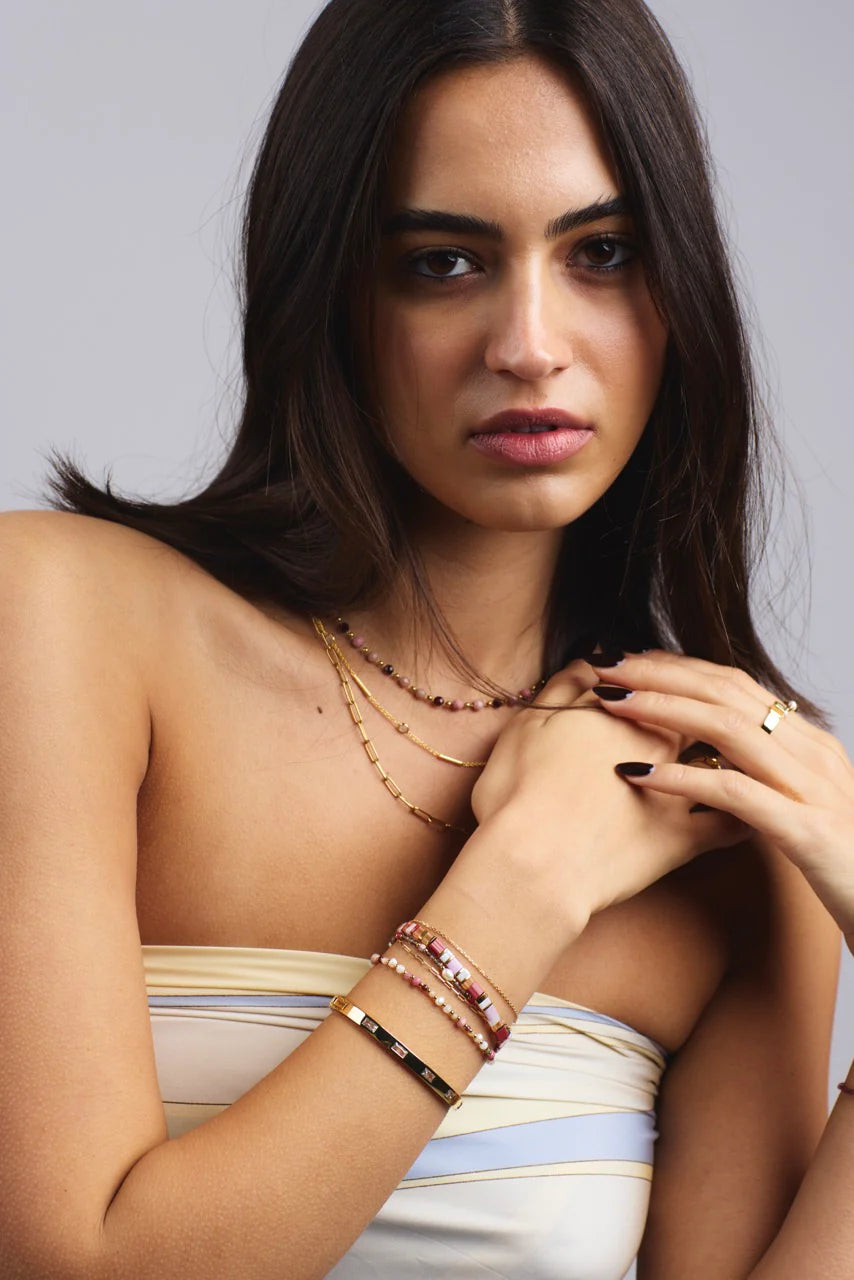 Zafino Tile Bracelet- Rouge