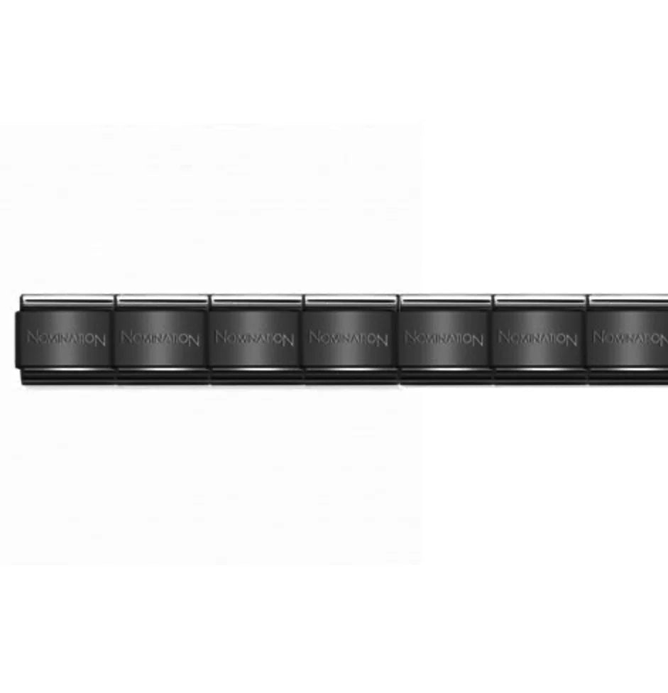 COMPOSABLE CLASSIC BRACELET BASE 030001/002 BLACK IP* (15 links)