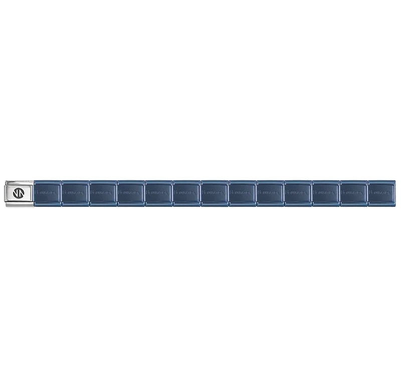 COMPOSABLE CLASSIC BRACELET BASE 030001/SI/035 STAINLESS STEEL MATTE SAPPHIRE BLUE