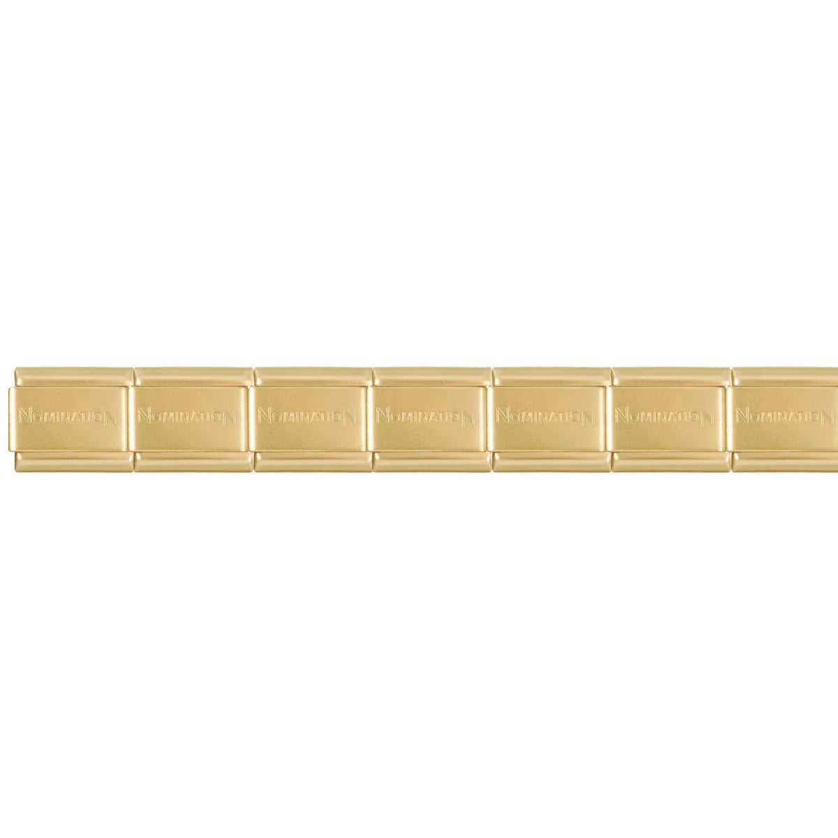 COMPOSABLE CLASSIC BRACELET BASE 030001/SI/065 MATT GOLD PLATED STAINLESS STEEL* (15 links)