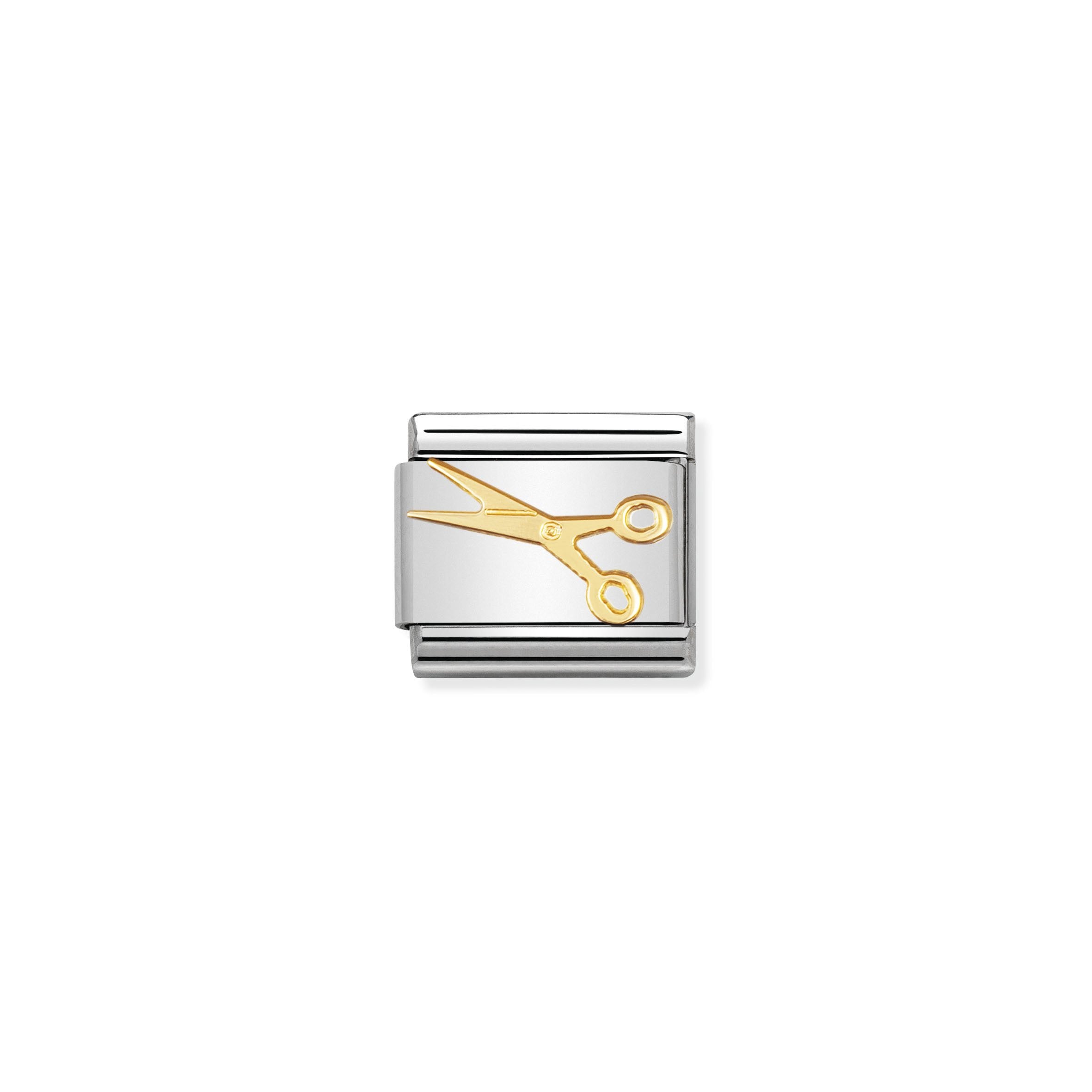 COMPOSABLE CLASSIC LINK 030109/03 SCISSORS SYMBOL IN 18K GOLD