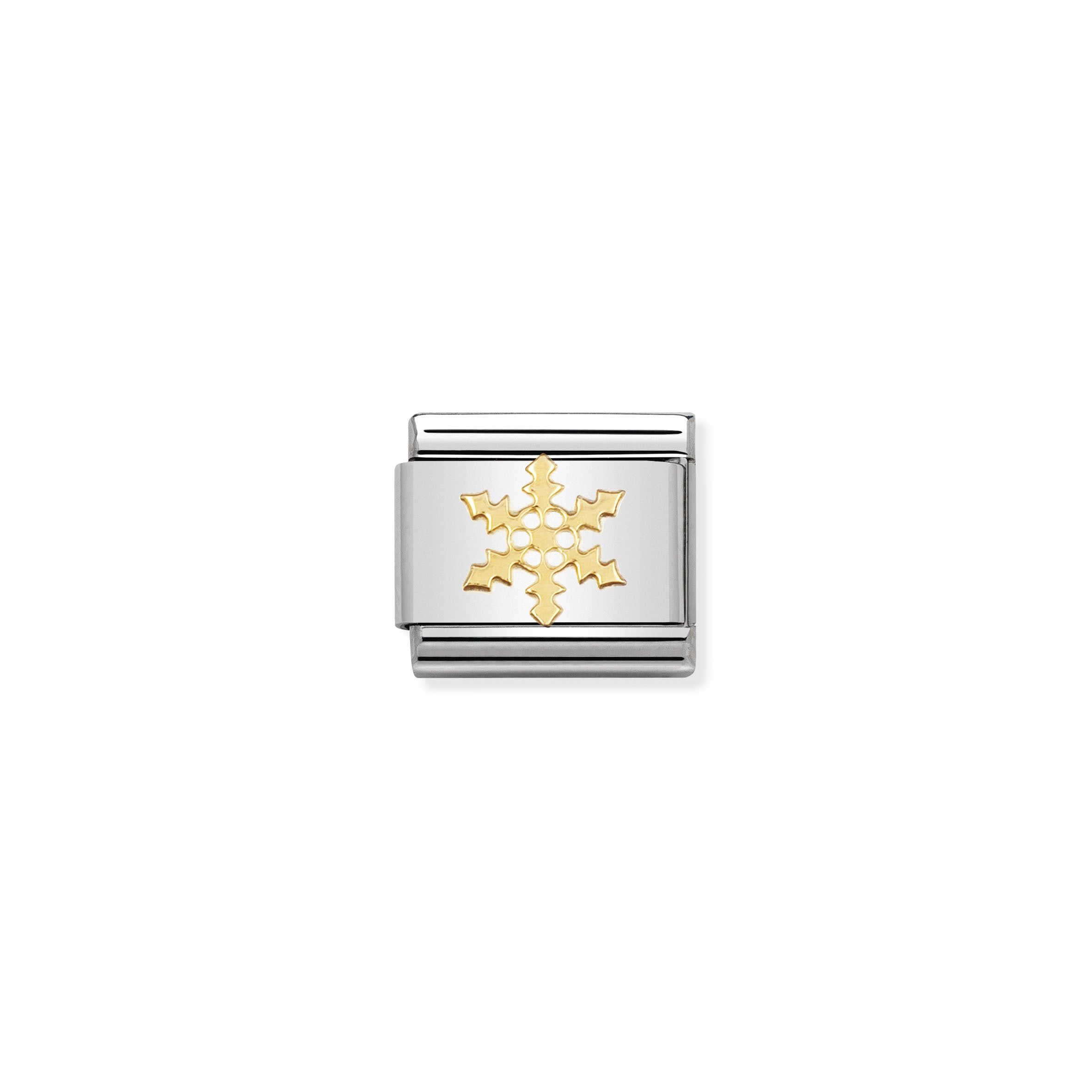 COMPOSABLE CLASSIC LINK 030109/14 SNOWFLAKE SYMBOL IN 18K GOLD