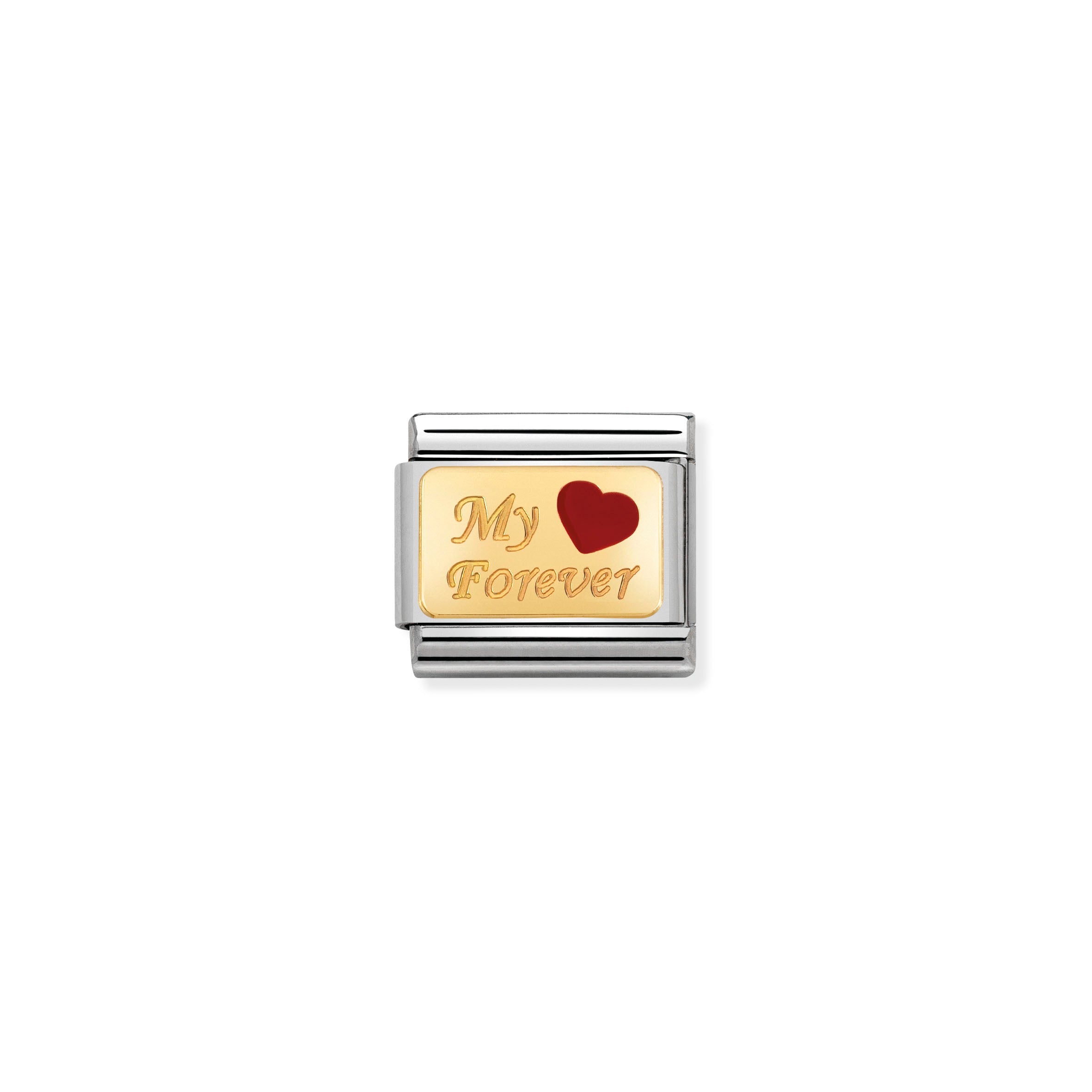 COMPOSABLE CLASSIC LINK 030284/26 MY FOREVER 18K GOLD AND ENAMEL