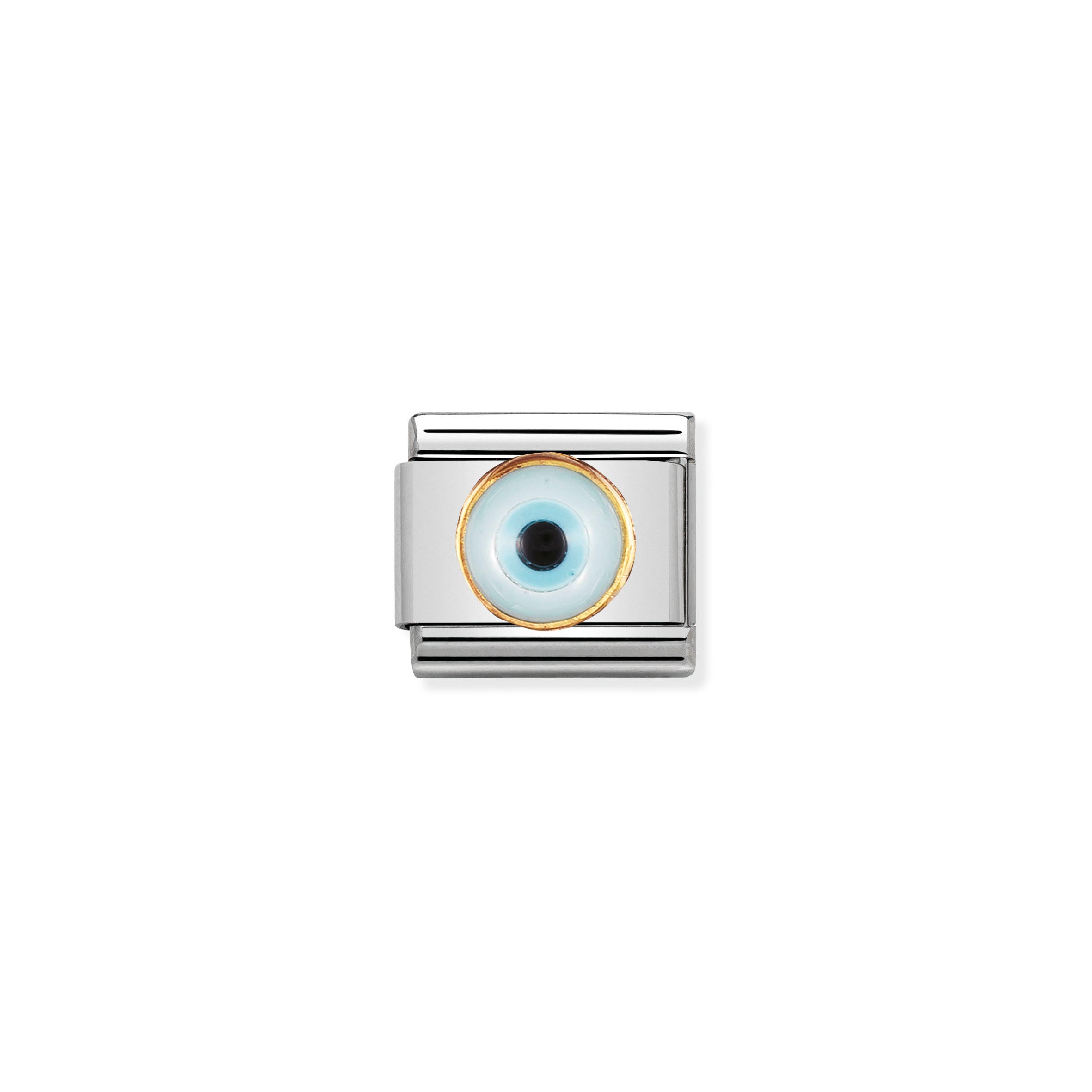 COMPOSABLE CLASSIC LINK 030506/18 GREEK EYE IN 18K GOLD