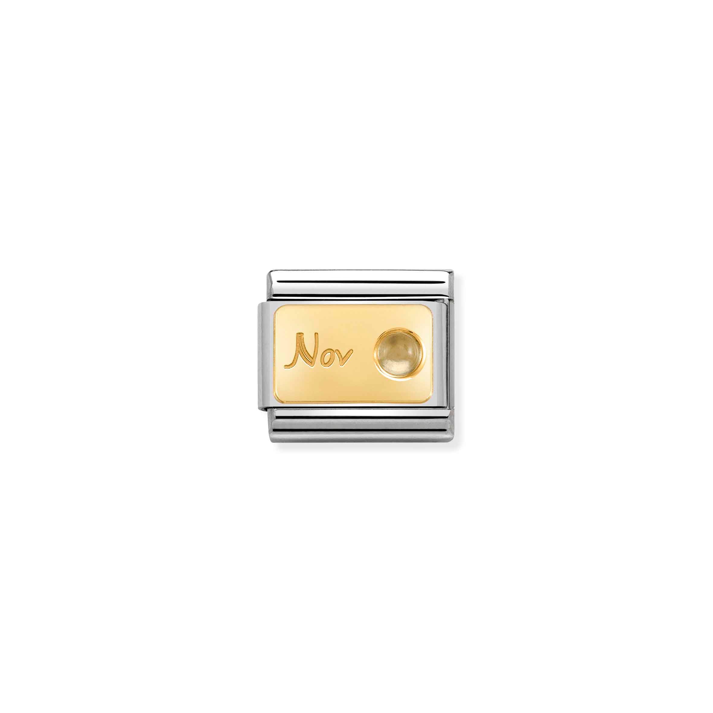 COMPOSABLE CLASSIC LINK 030519/11 NOVEMBER CITRINE IN 18K GOLD