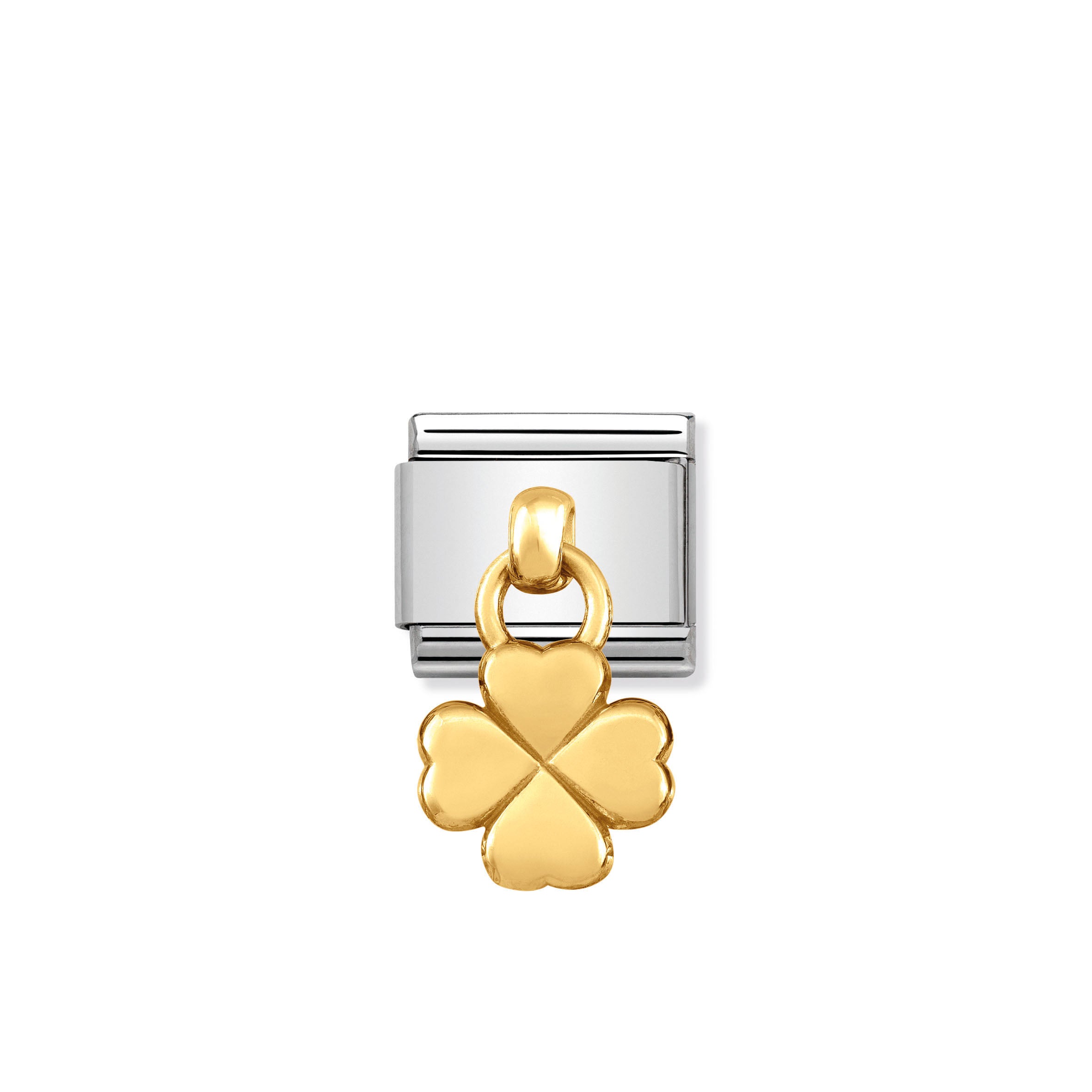 Composable Classic Link Four Leaf Clover in 18ct gold 031800/02