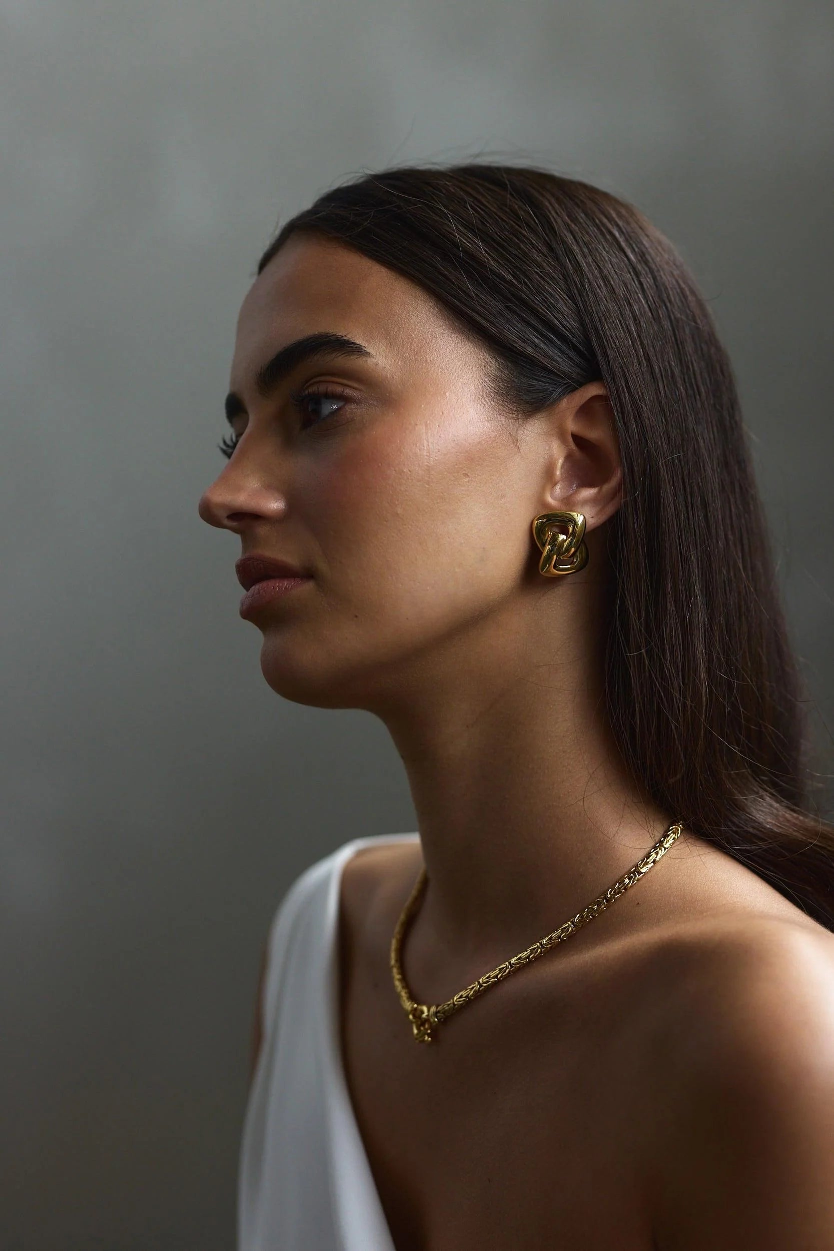 Zafino Diana Earrings- Gold