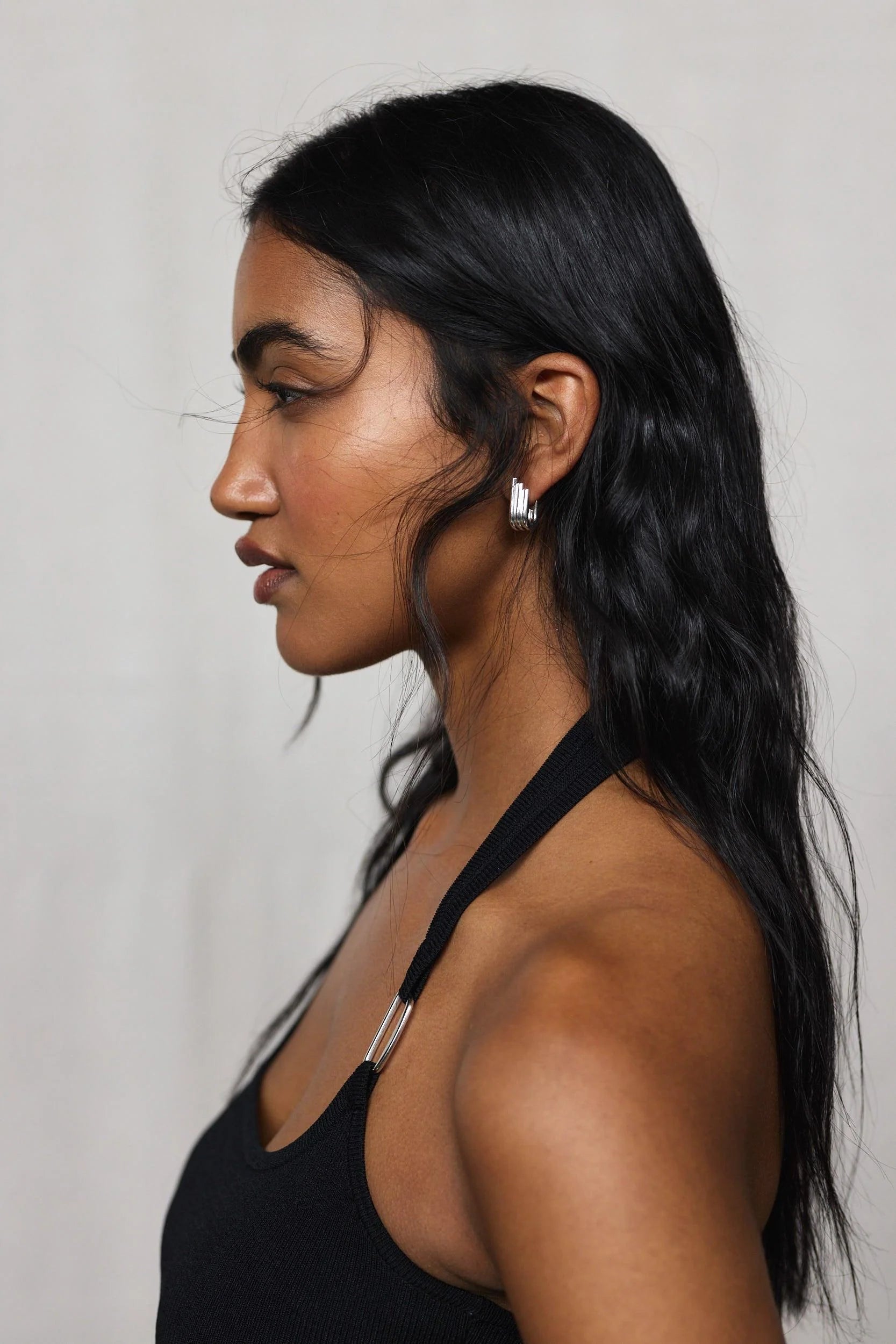 Zafino Elly Hoop- Silver