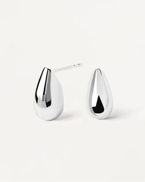 PdPaola Silver Sugar Earrings