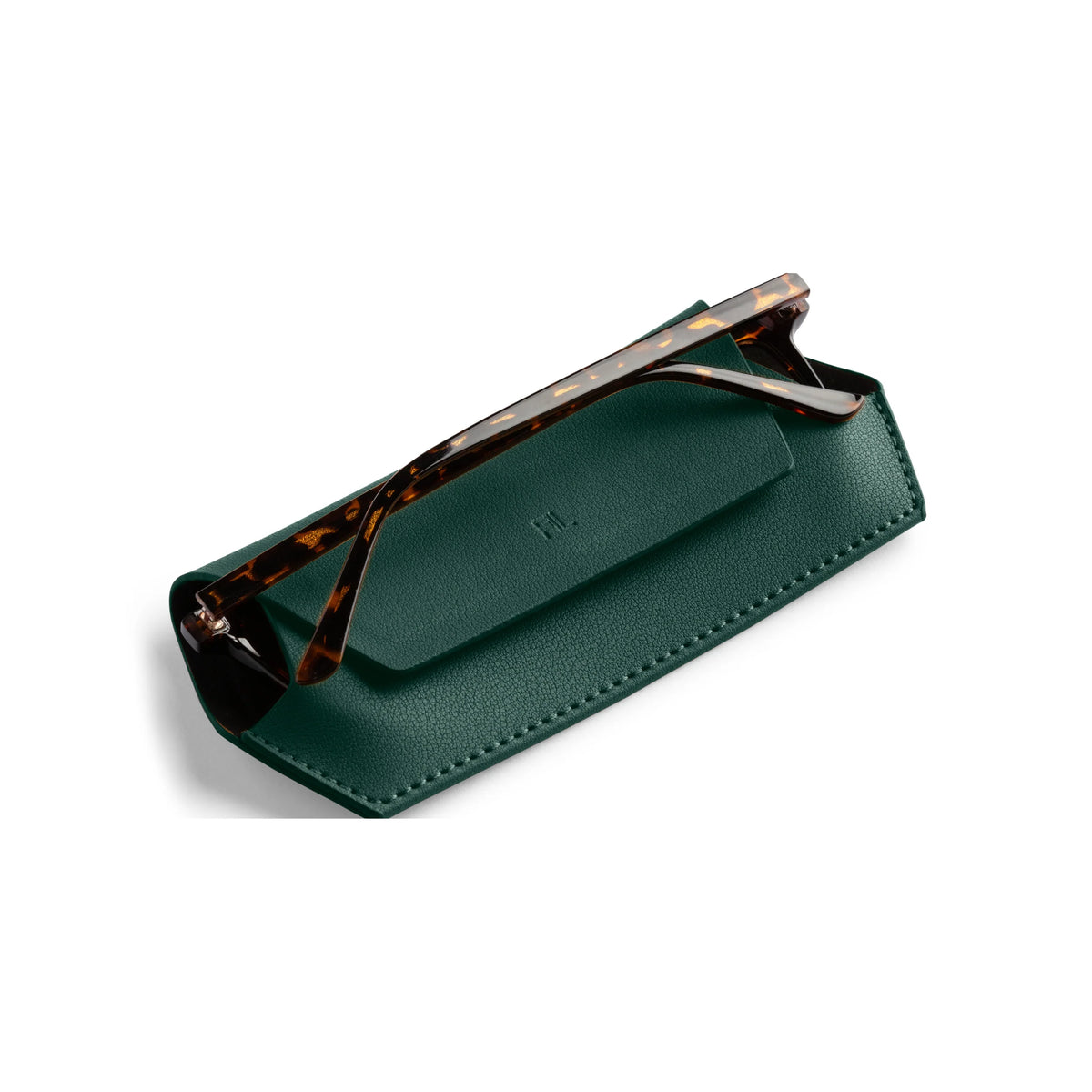 Fox and Leo Slimline Glasses Case - Forest