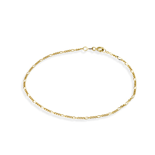 Sterling Silver Dainty Figaro Chain