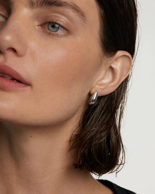 PdPaola Silver Sugar Earrings