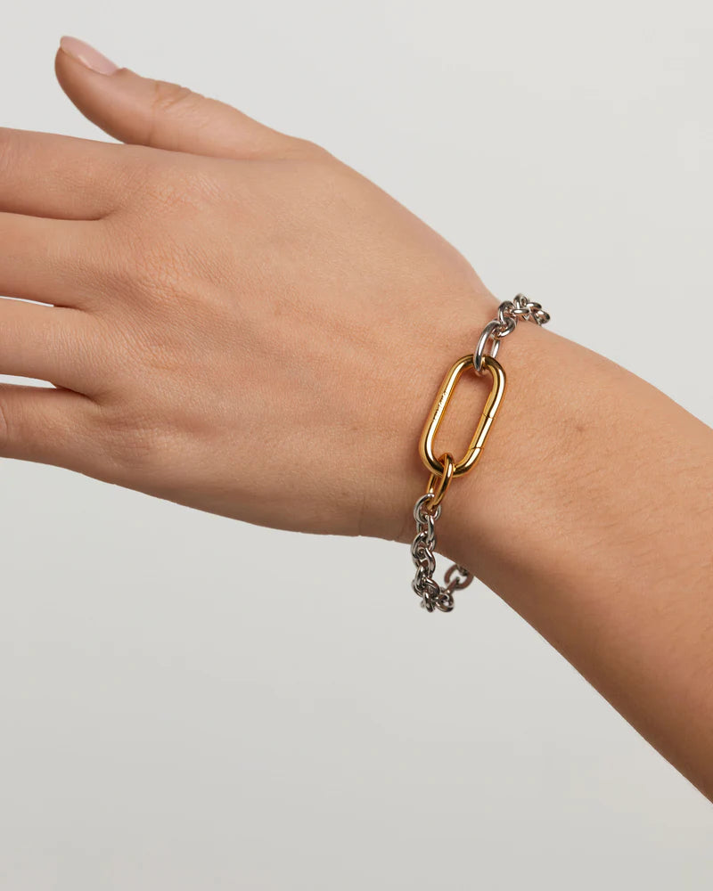 Pdpaola Beat Chain Bracelet