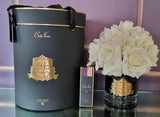 Cote Noire Luxury Grand Bouquet Dark Glass White - Gold Badge