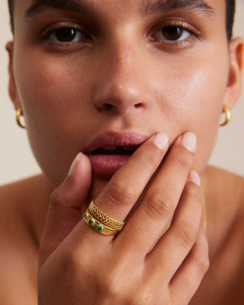 Kirstin Ash Il Mare Ring- 18k Gold Vermeil