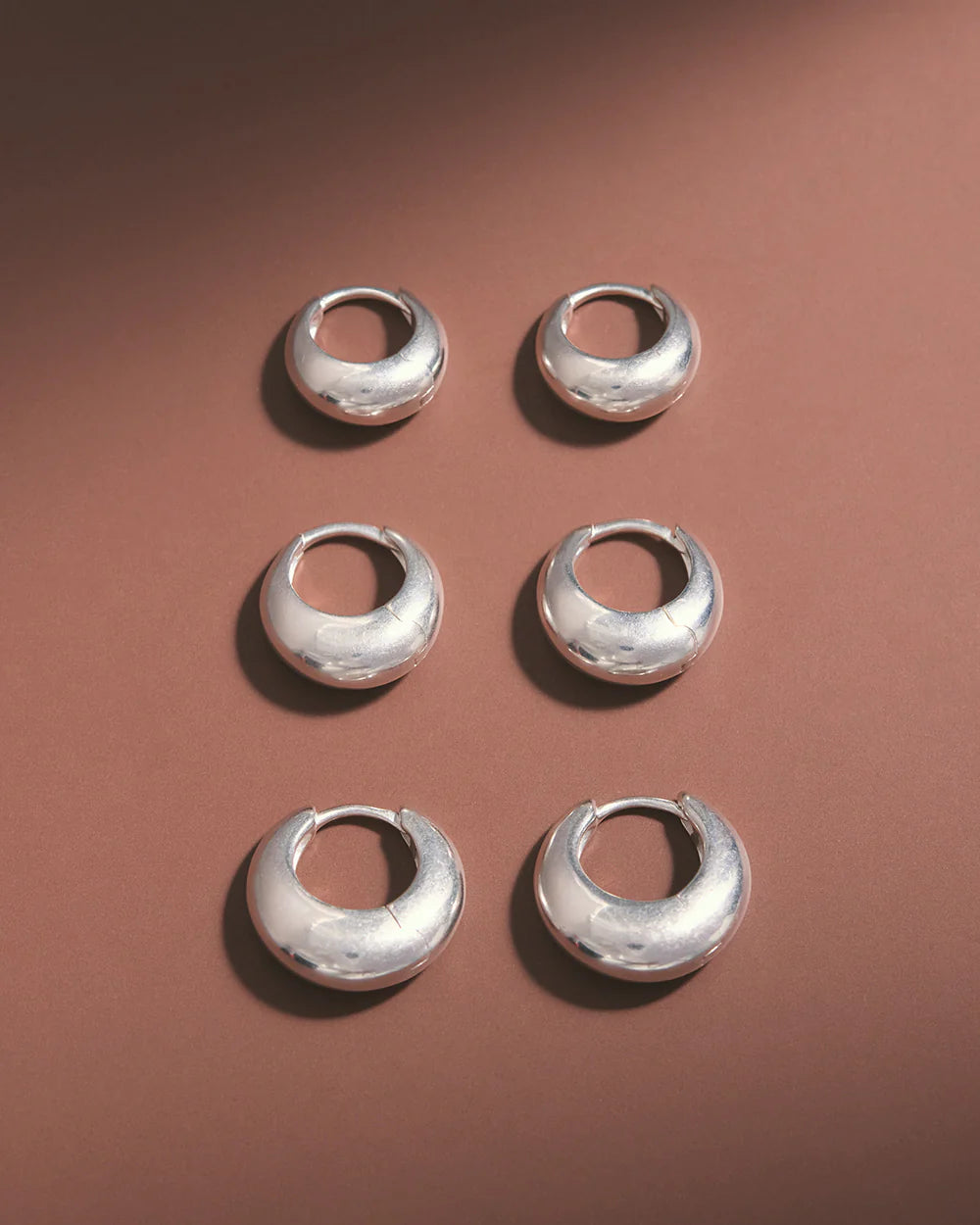 Kirstin Ash Indigo Small Hoops (Sterling Silver)