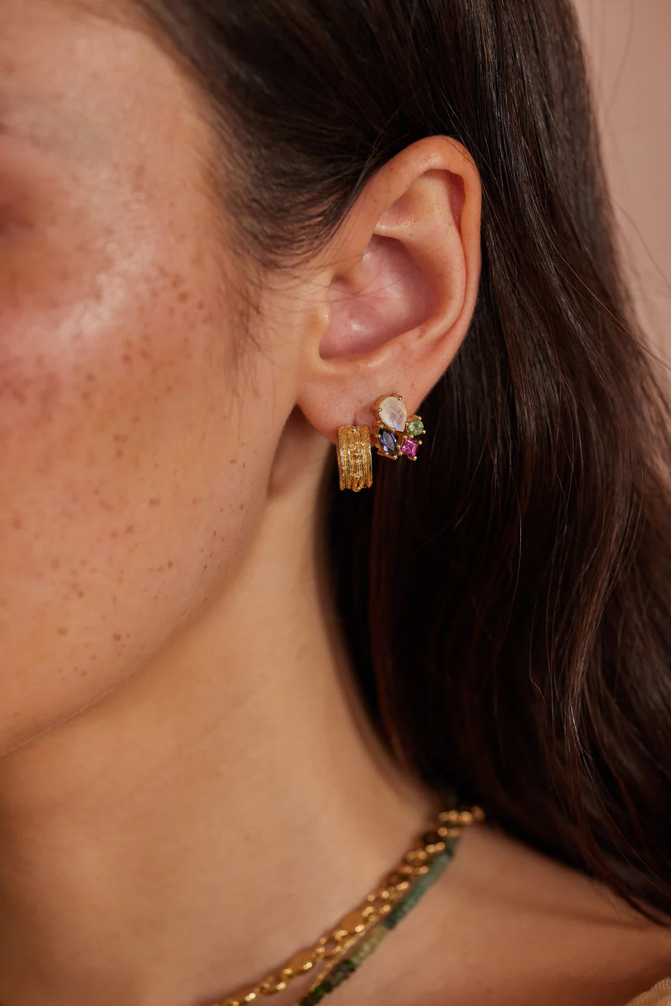Toni May Nala Gold Hoops