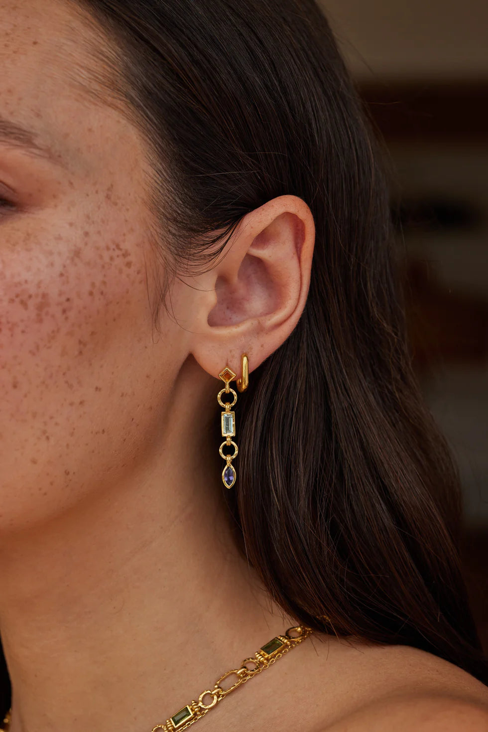 Toni May Calypso Gold Earrings