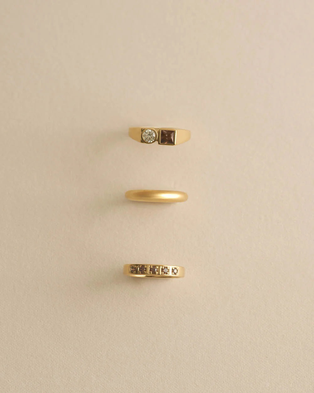 Kirstin Ash Ember Ring 18k Gold Plated