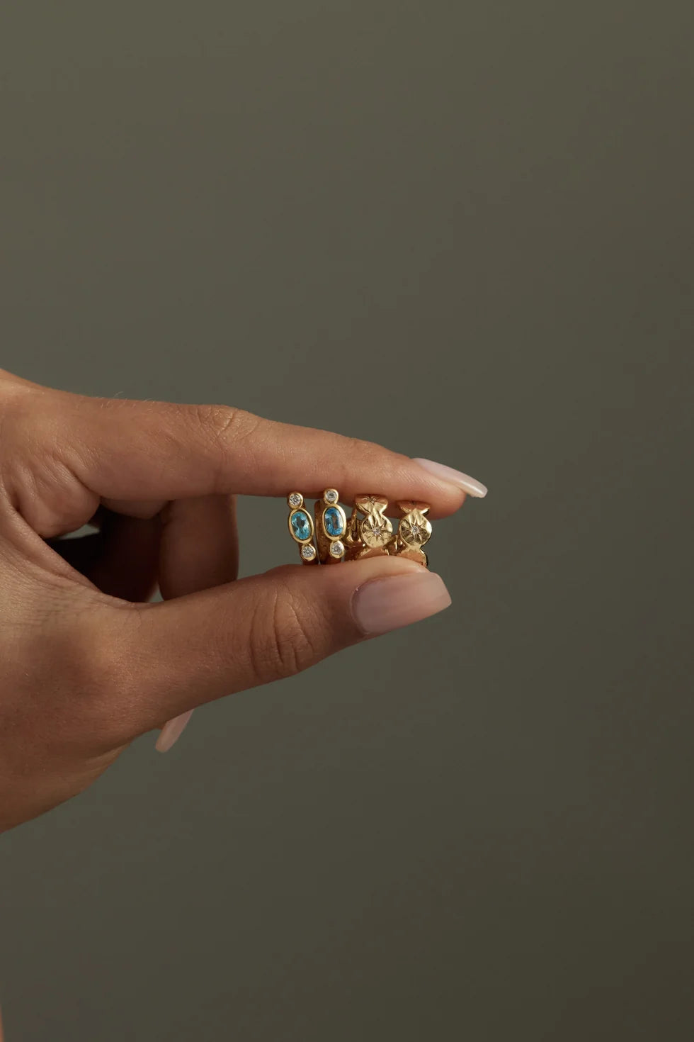 Toni May Étoile Gold Hoops