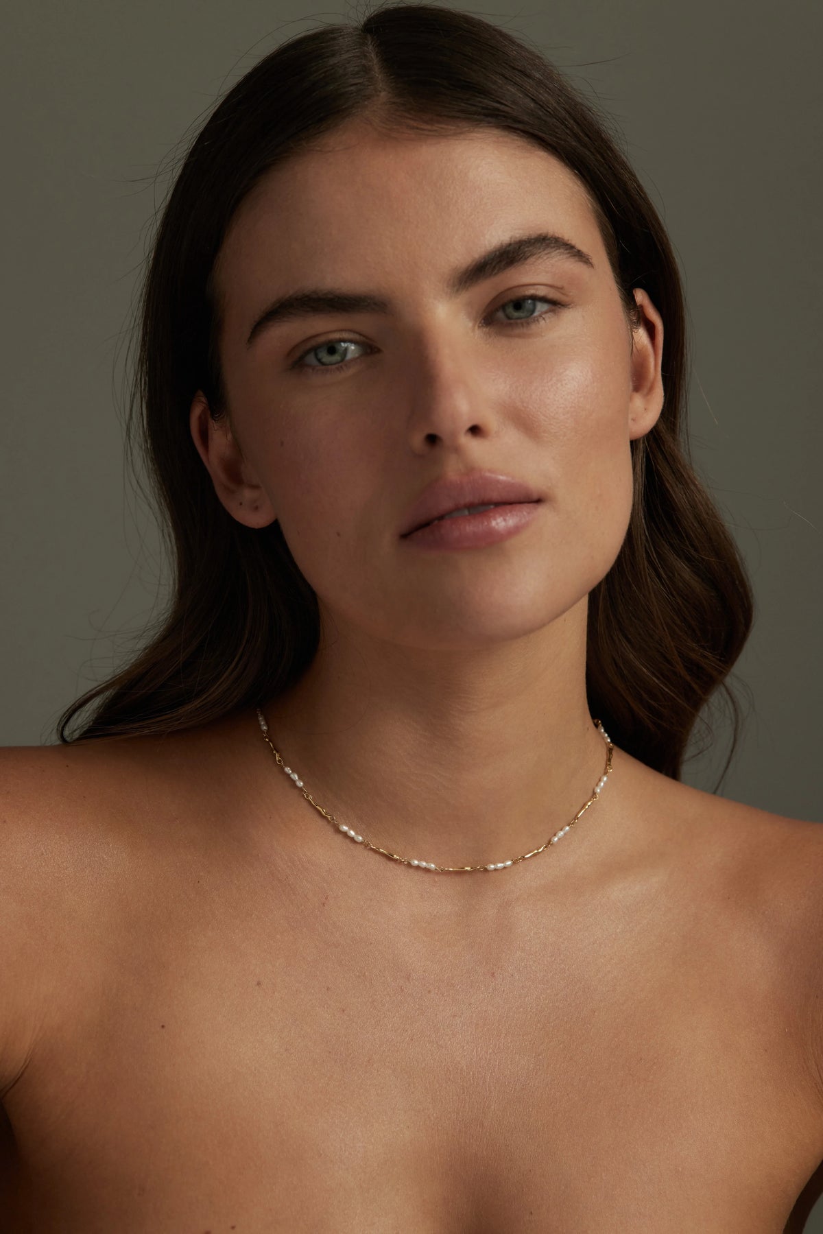Toni May Aphrodite Pearl Gold Necklace