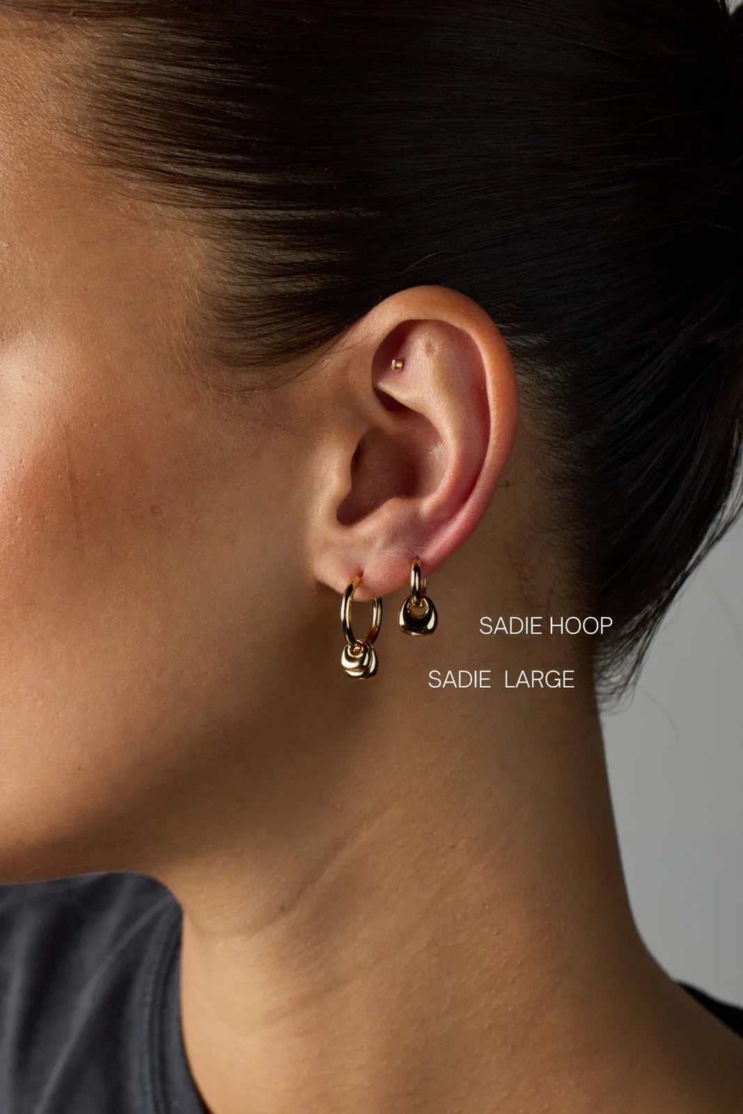Zafino Sadie Large Earring - Gold