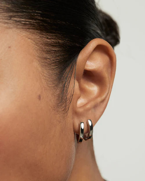 Pdpaola Duke Silver Hoops