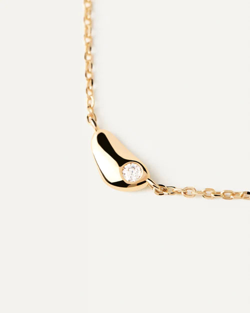 PdPaola Delta Necklace- Gold