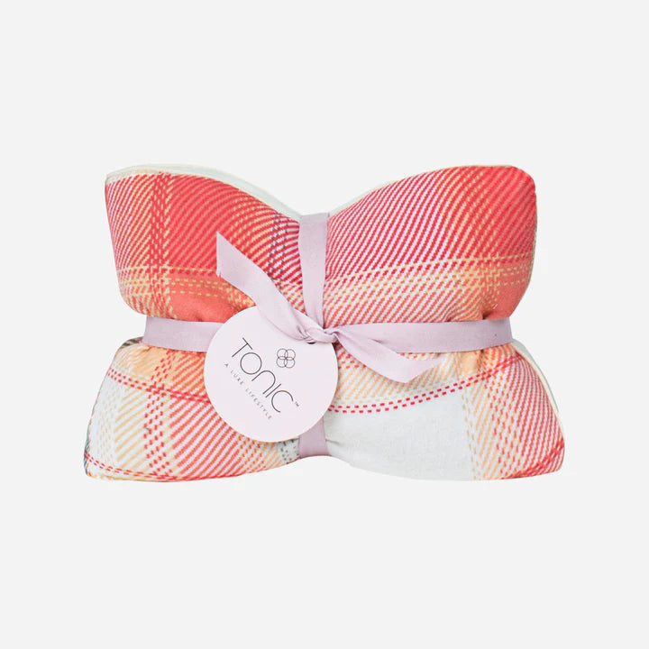 Tonic Flannel Check Heat Pillow