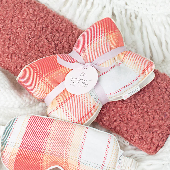 Tonic Flannel Check Heat Pillow