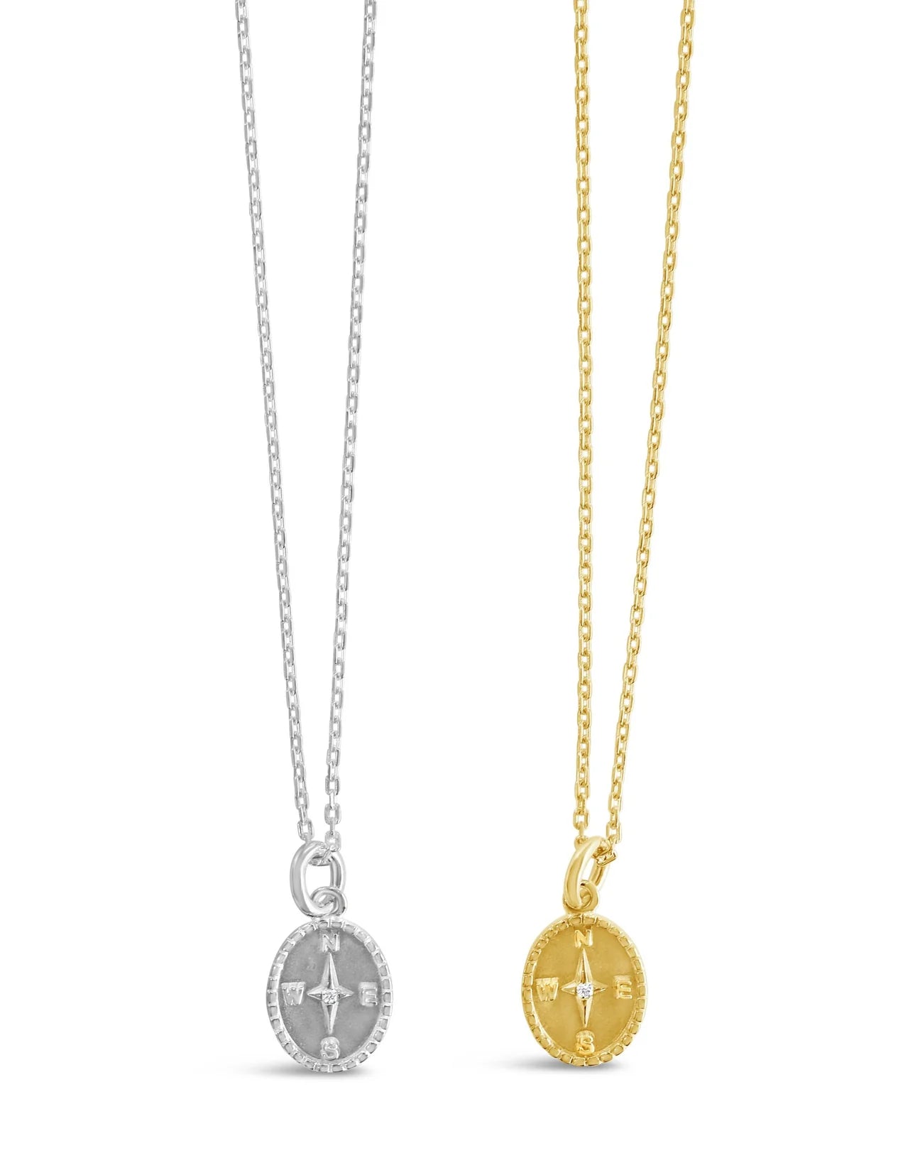 Sue Sensi My Journey Compass Necklace