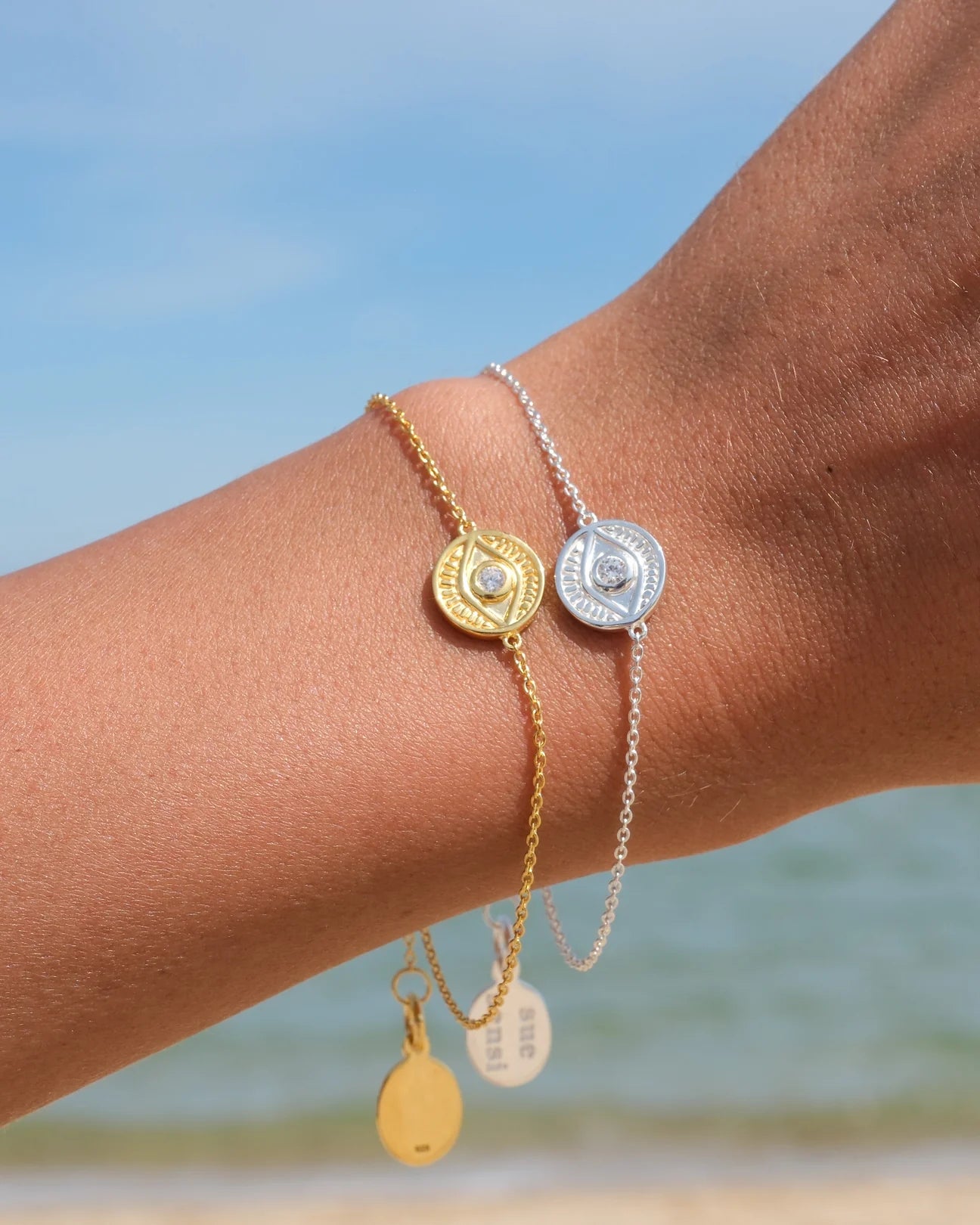 Sue Sensi Guardian Eye Bracelet