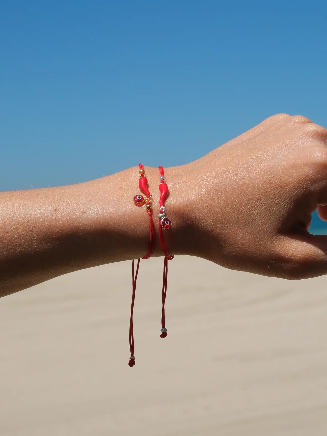 Sue Sensi Red Hot Chilli Bracelet