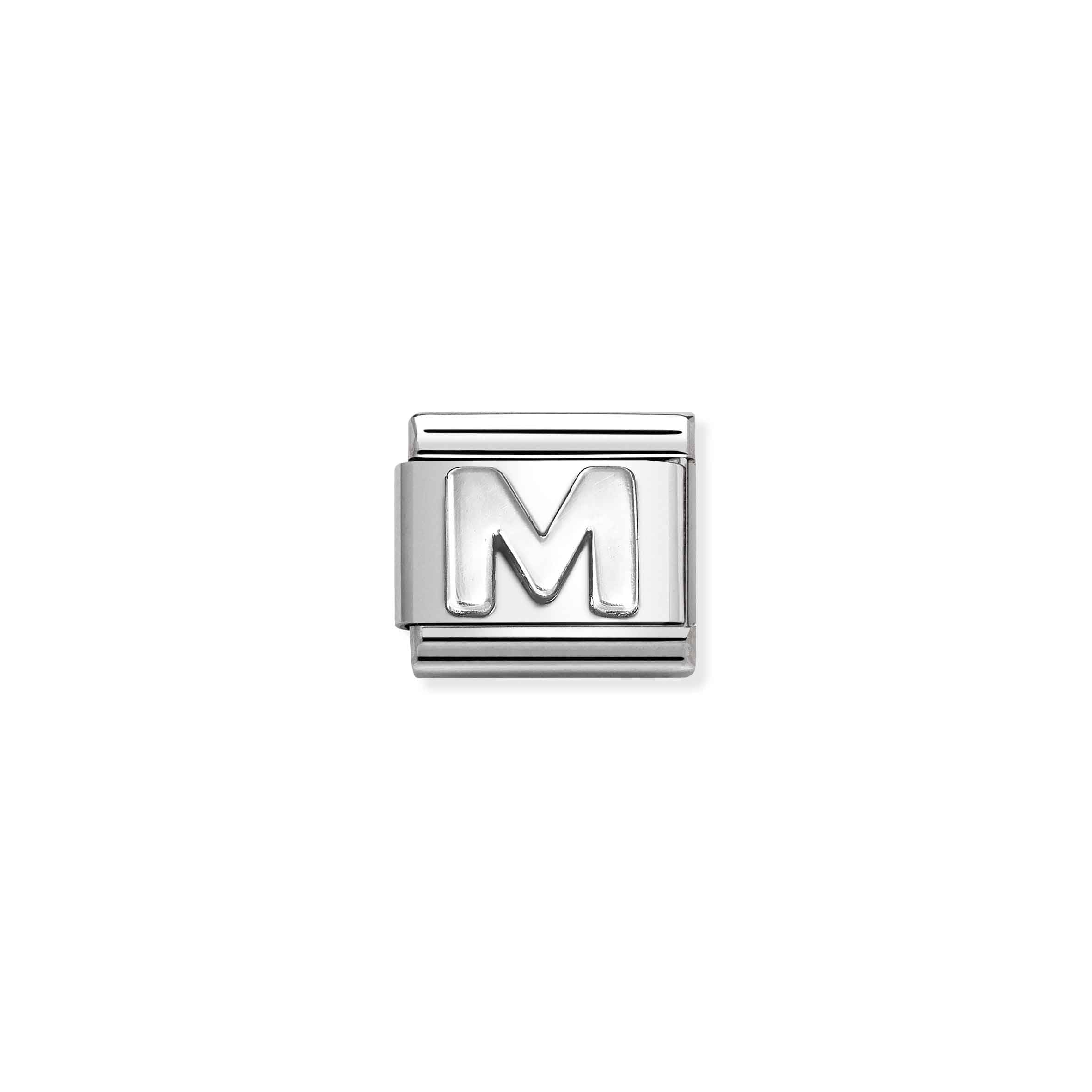 COMPOSABLE CLASSIC LINK 330113/13 LETTER M IN 925 SILVER