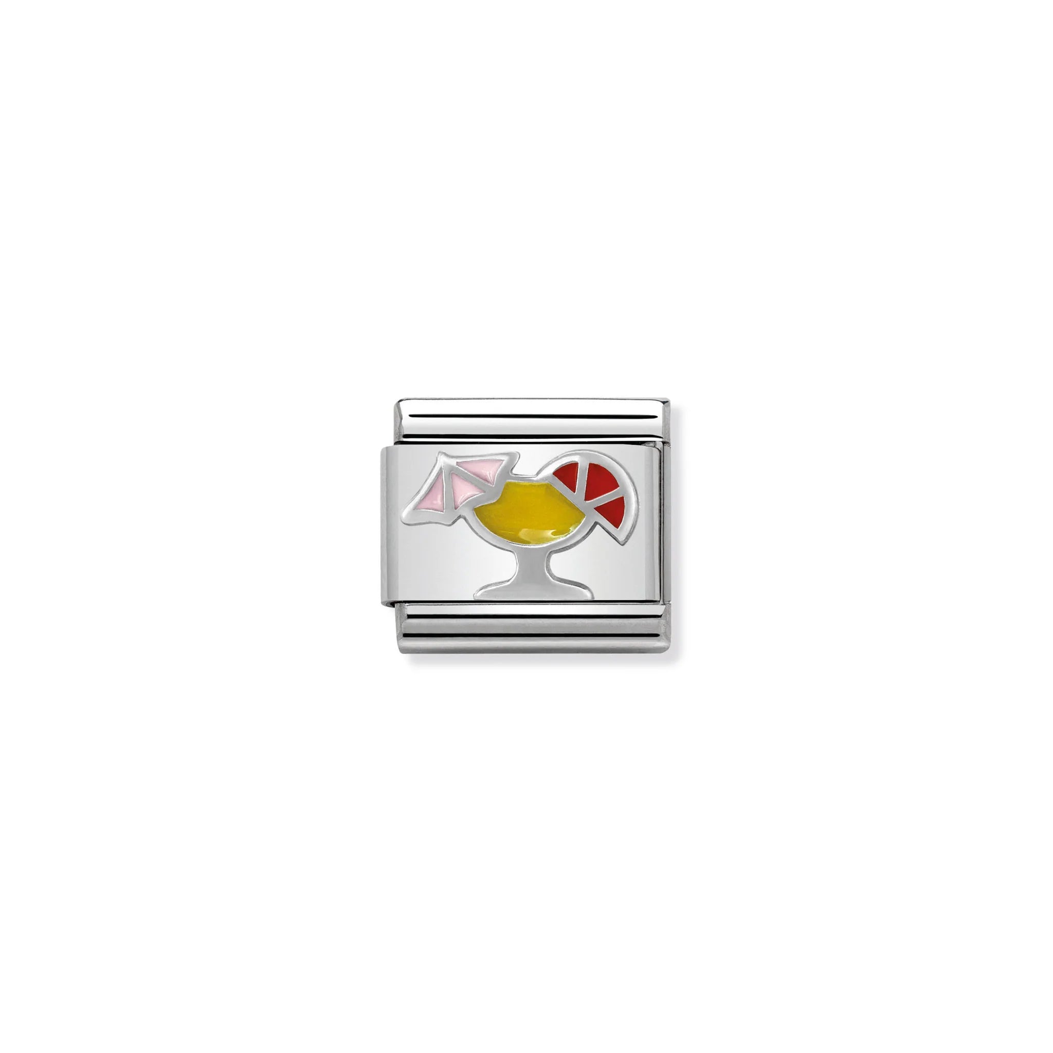 COMPOSABLE CLASSIC LINK 330202/26 COCKTAIL IN ENAMEL & 925 SILVER