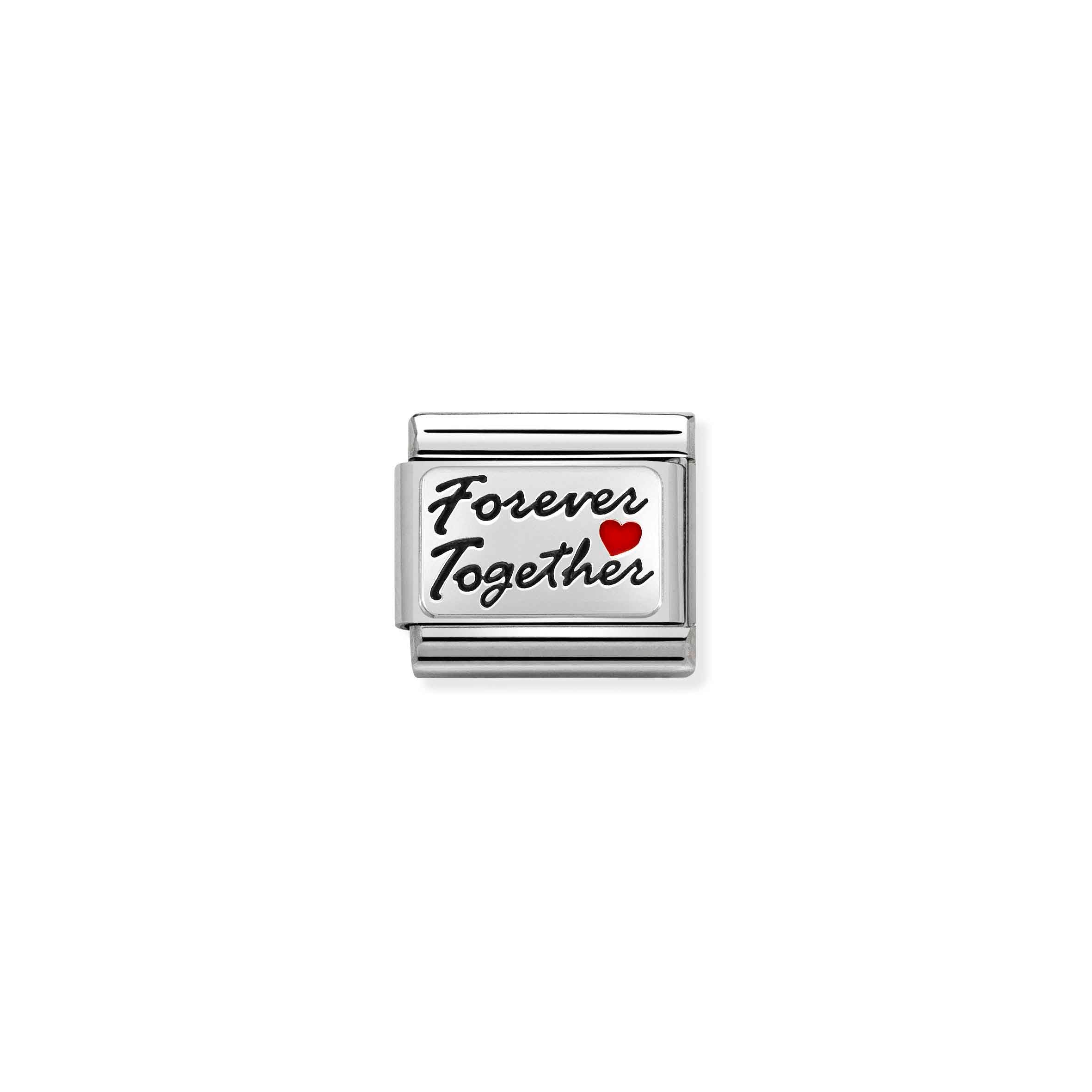 COMPOSABLE CLASSIC LINK 330208/53 FOREVER TOGETHER IN SILVER