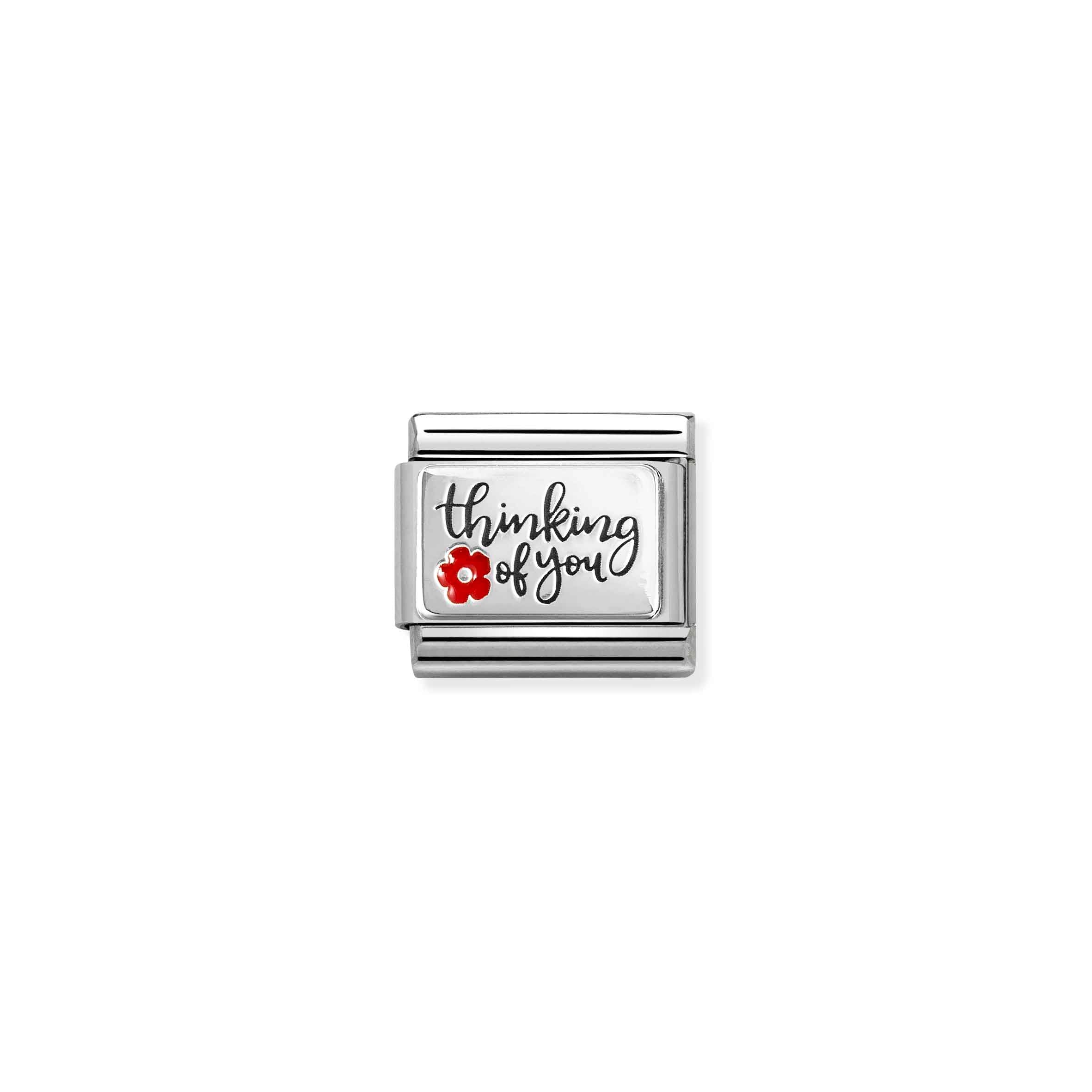 COMPOSABLE CLASSIC LINK 330210/04 THINKING OF YOU IN 925 SILVER