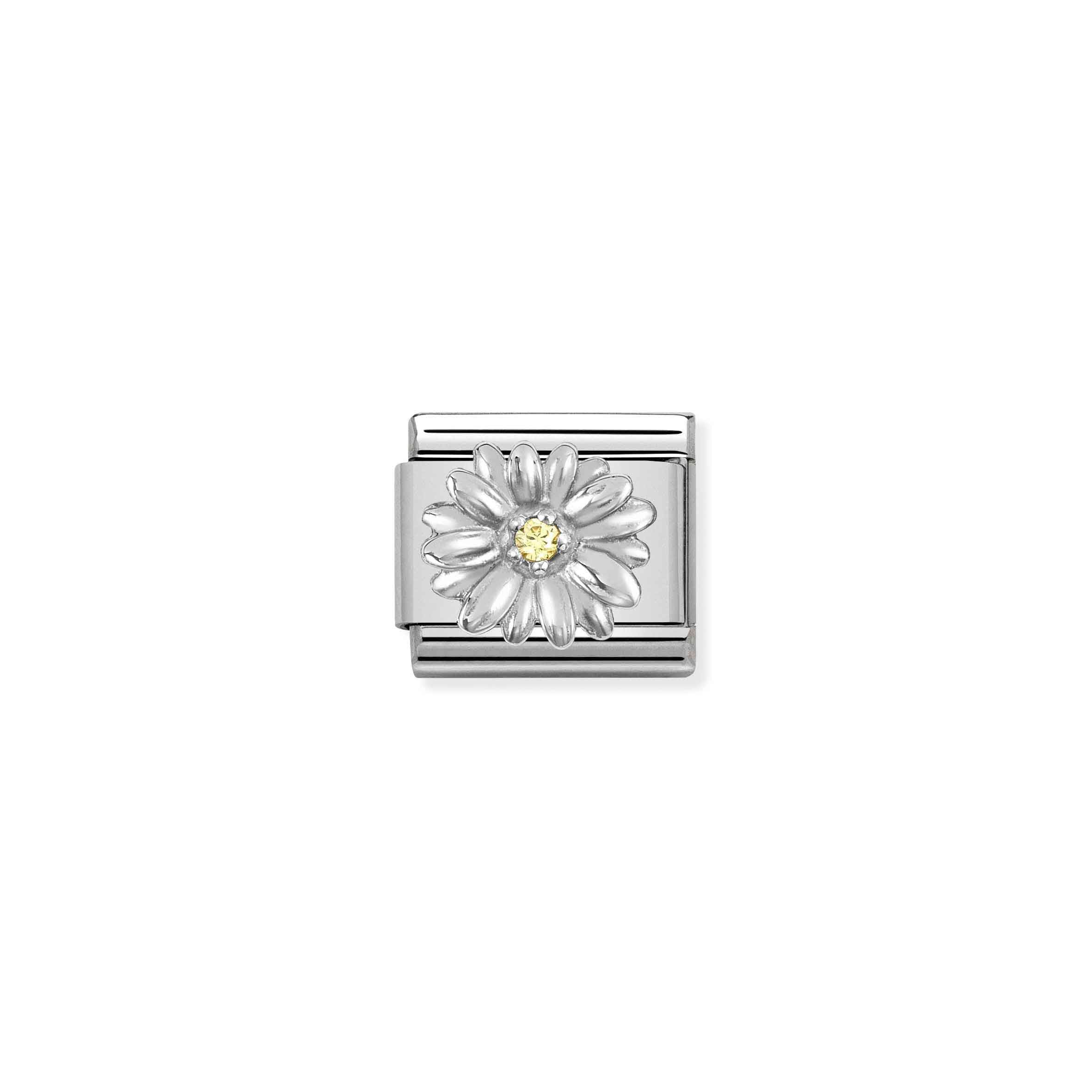 COMPOSABLE CLASSIC LINK 330311/13 DAISY CZ IN SILVER