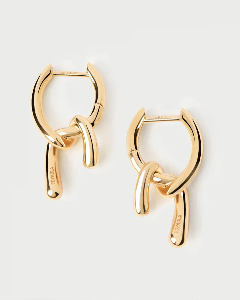 PdPaola Mini Twist Hoops
