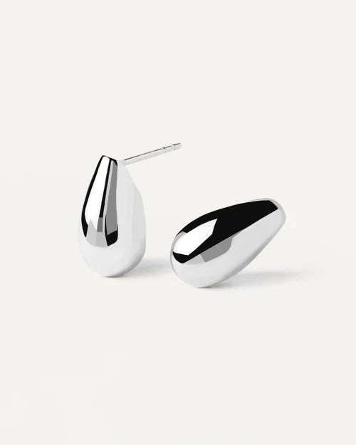 PdPaola Silver Sugar Earrings