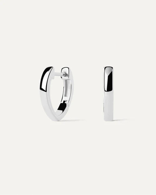 Pdpaola Duke Silver Hoops
