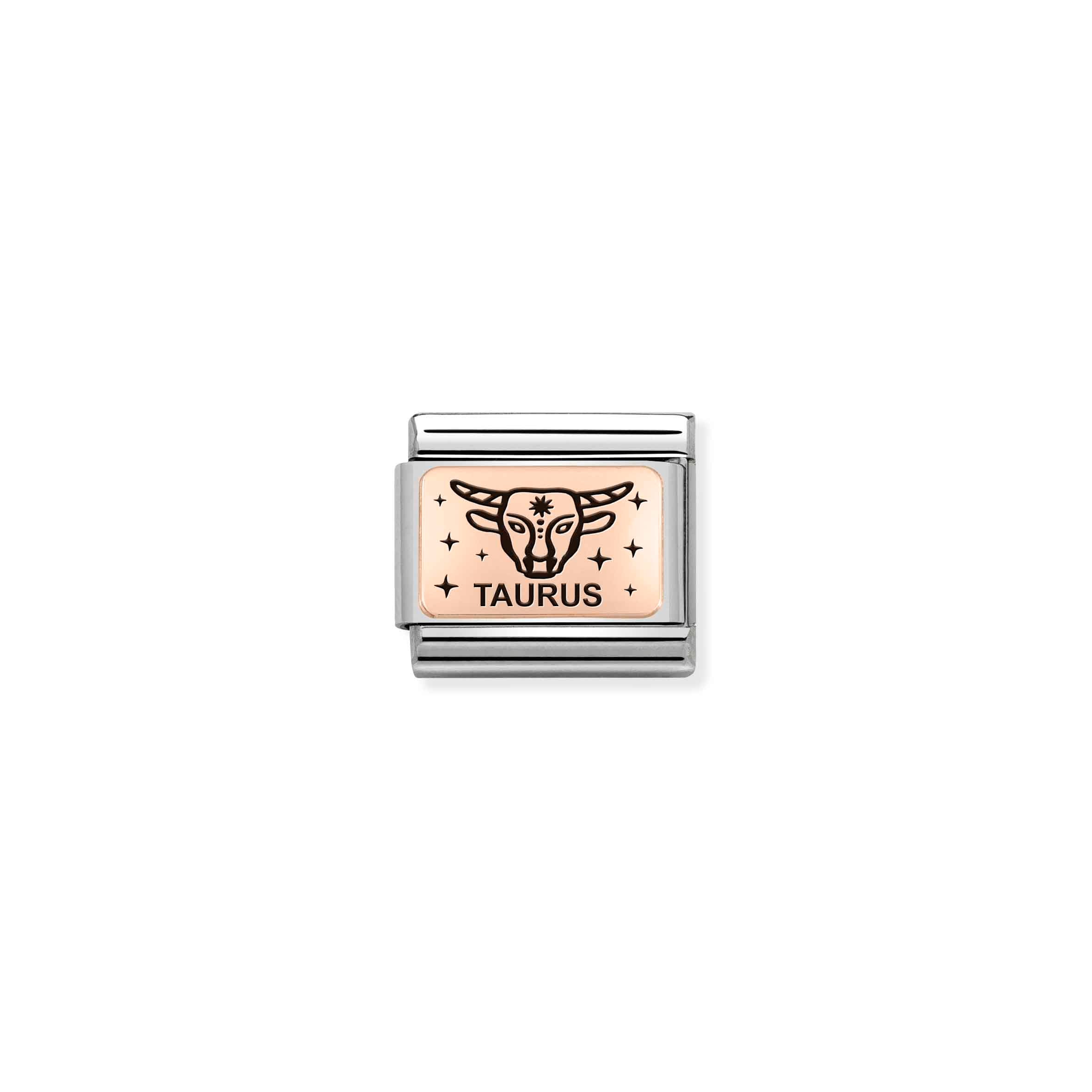 COMPOSABLE CLASSIC LINK 430112/02 TAURUS IN 9K ROSE GOLD