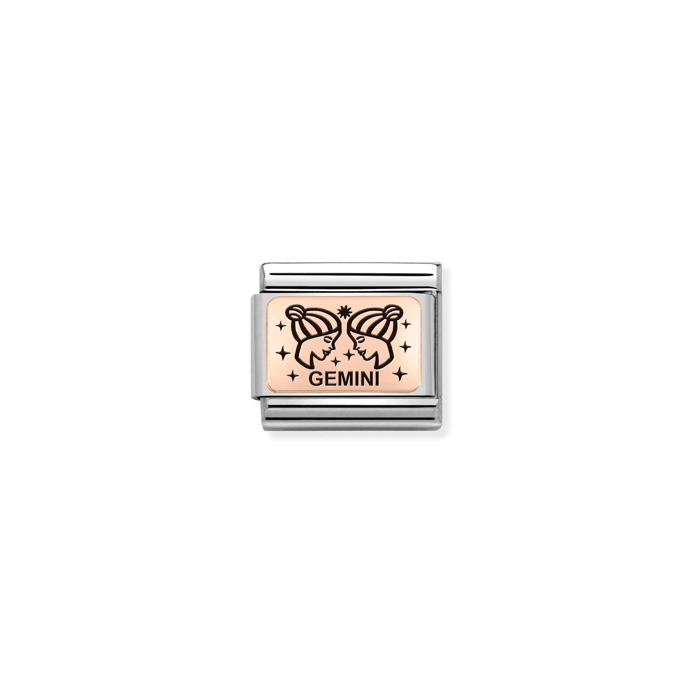 COMPOSABLE CLASSIC LINK 430112/03 GEMINI IN 9K ROSE GOLD