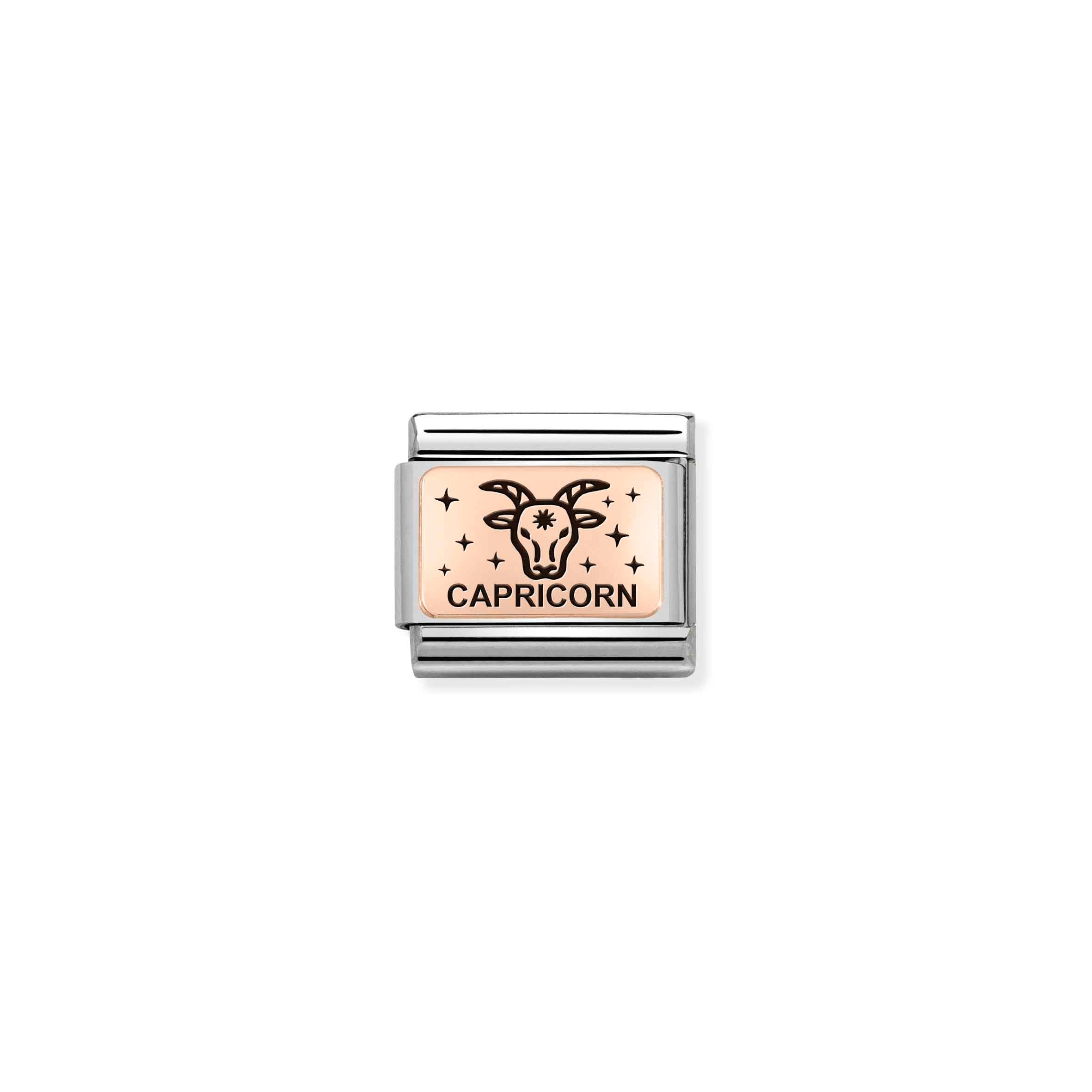 COMPOSABLE CLASSIC LINK 430112/10 CAPRICORN IN 9K ROSE GOLD