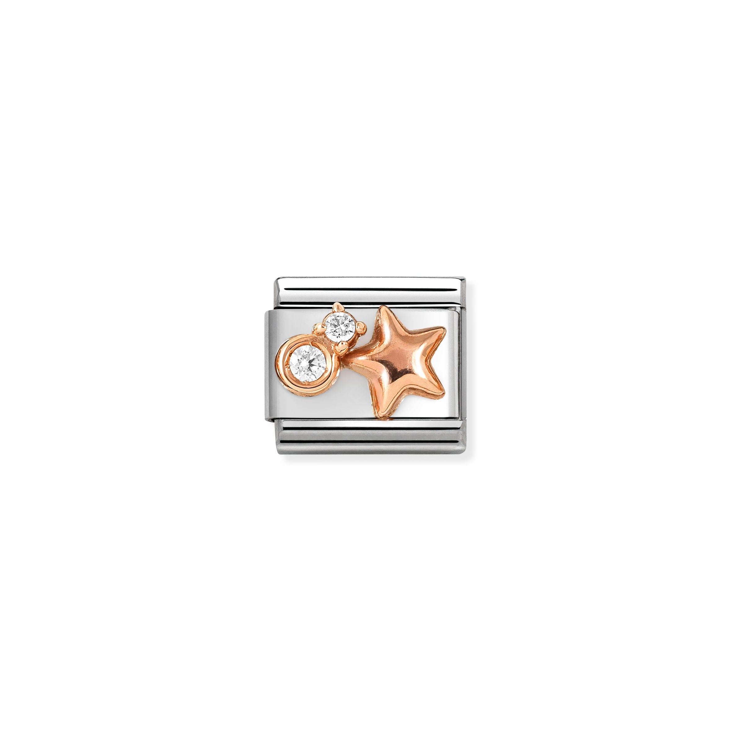 Composable Classic Link 430305/50 Star with CZ in 9K Rose Gold