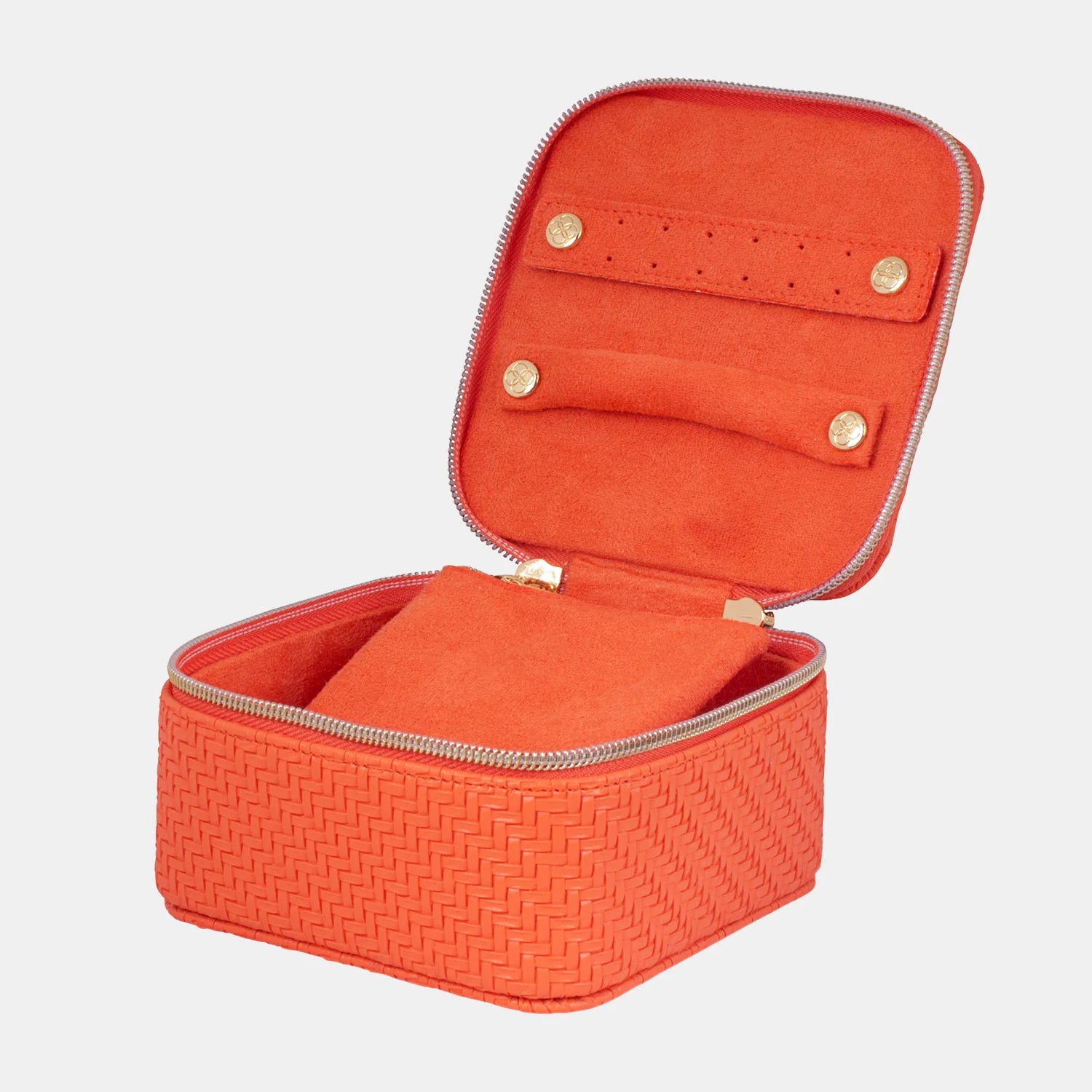Tonic Jewellery Cube - Herringbone Tangerine