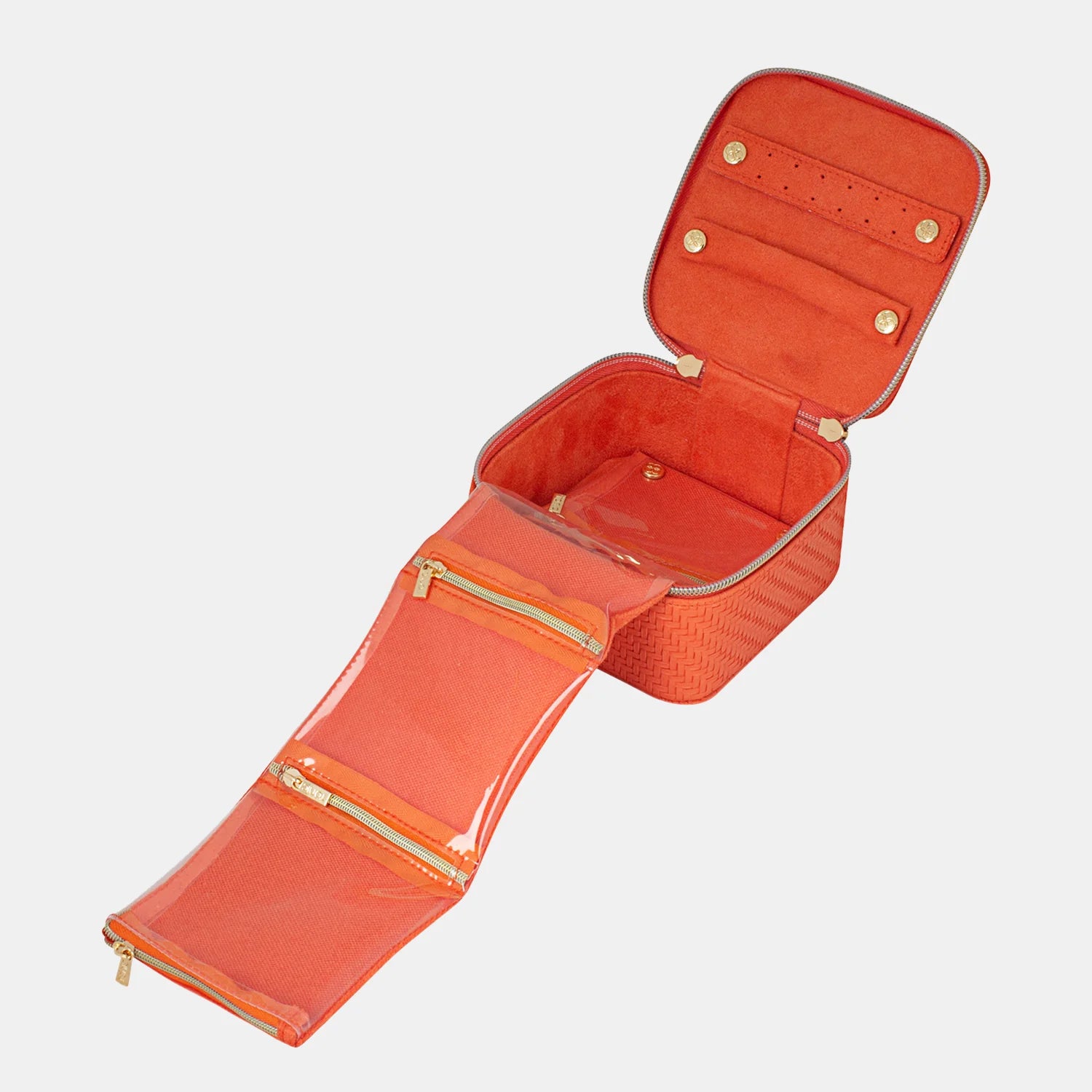 Tonic Jewellery Cube - Herringbone Tangerine