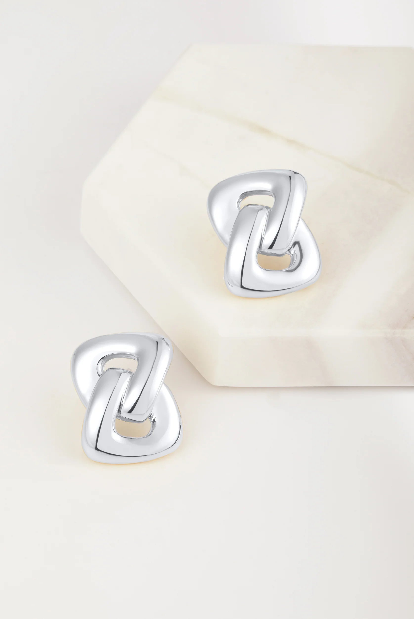 Zafino Diana Earrings- Silver