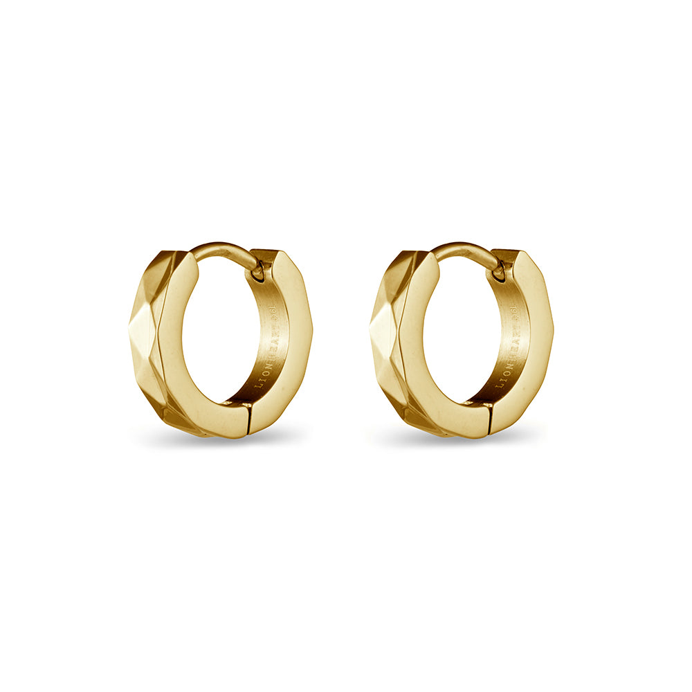 Blaze Gold Plated Steel Detailed Huggies