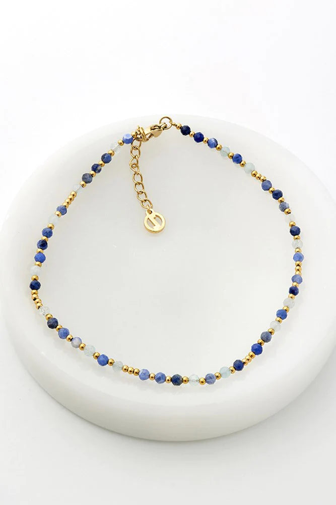 Zafino Eden Anklet- Navy
